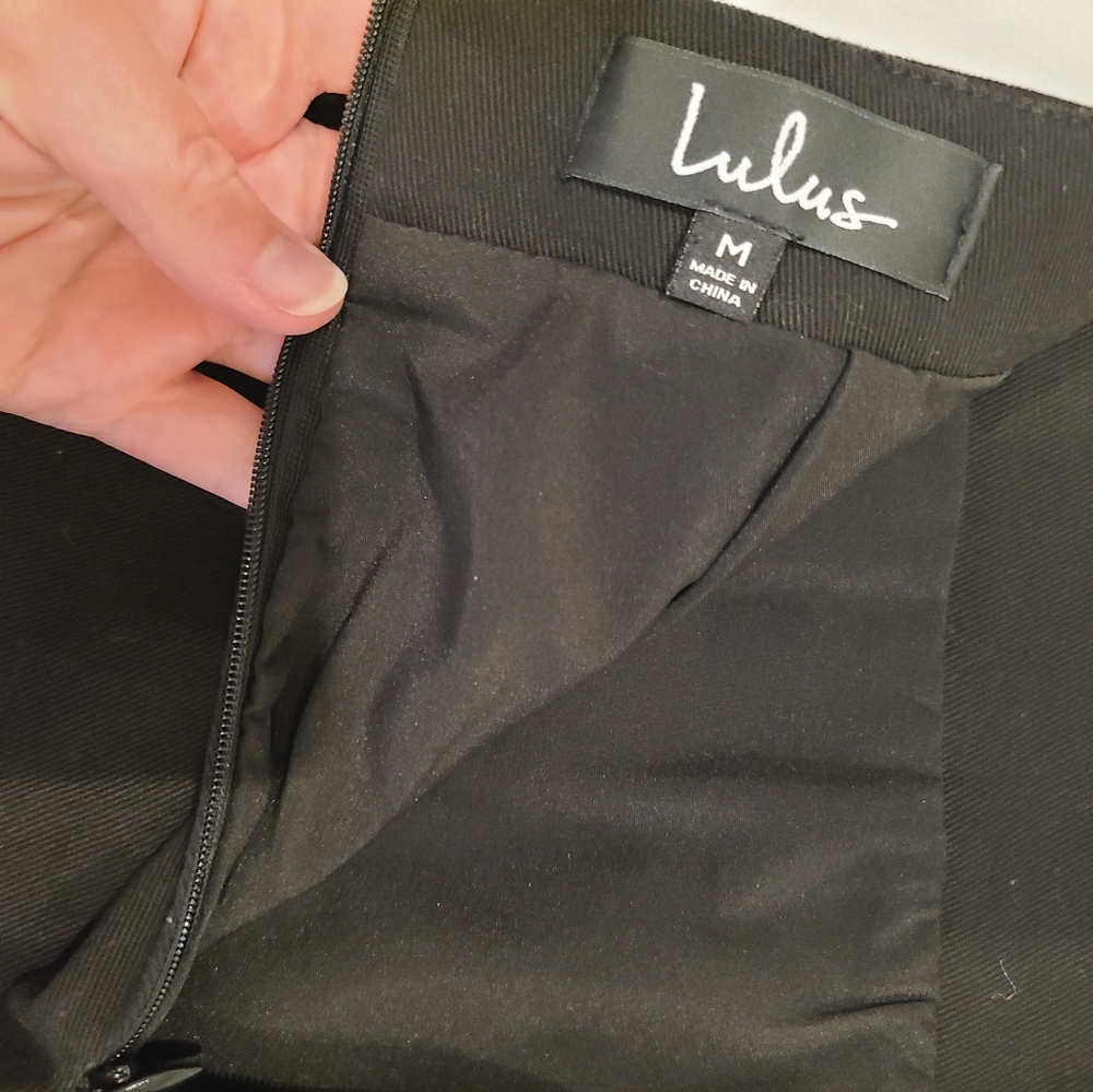 Lulu's Black Embroidered Skirt - Picture 5 of 8